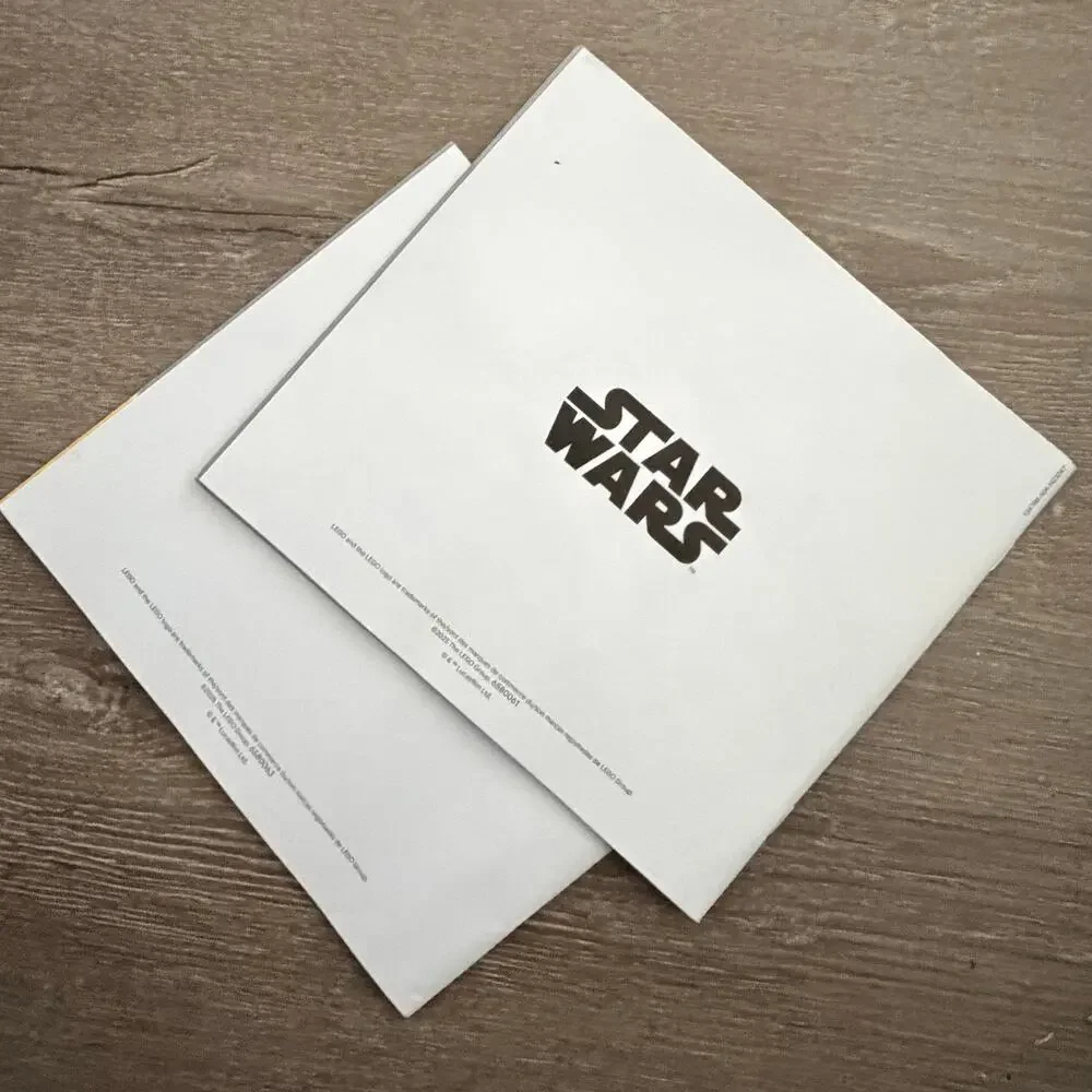 LEGO Star Wars Brick-Built Star Wars Logo (set 75407) INSTRUCTIONS ONLY - Picture 3 of 3